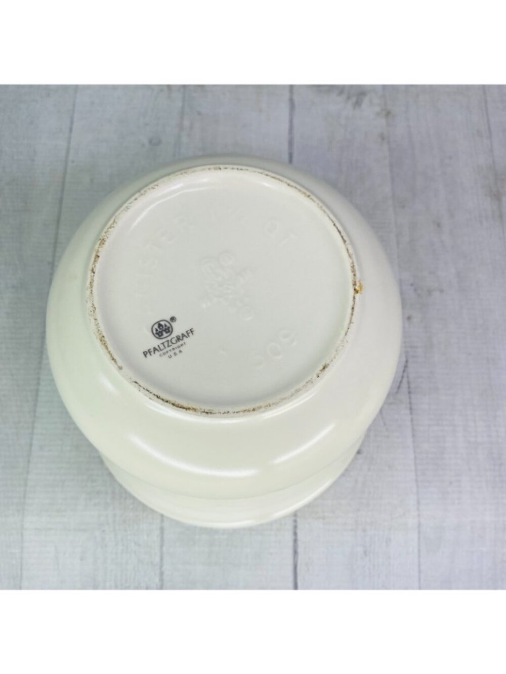 Pfaltzgraff TEA ROSE Pink Blue Floral 1.5 Qt Stoneware Medium Lidded Canister - Picture 11 of 16